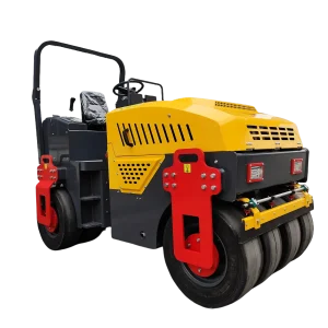 3 ton double rubber wheel construction roller SN-1200T