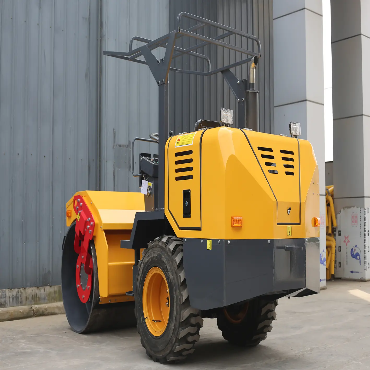 3.5 ton single steel wheel roller