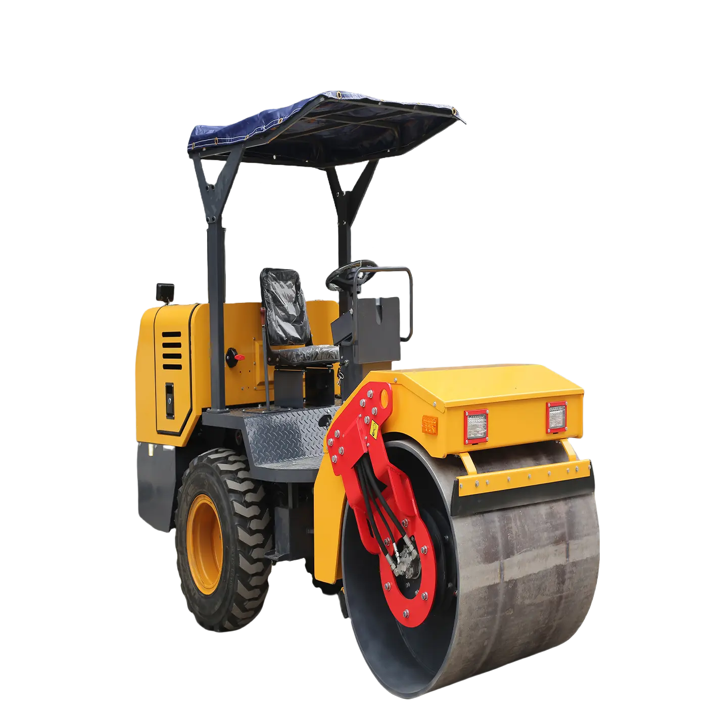 3.5 ton single steel wheel roller