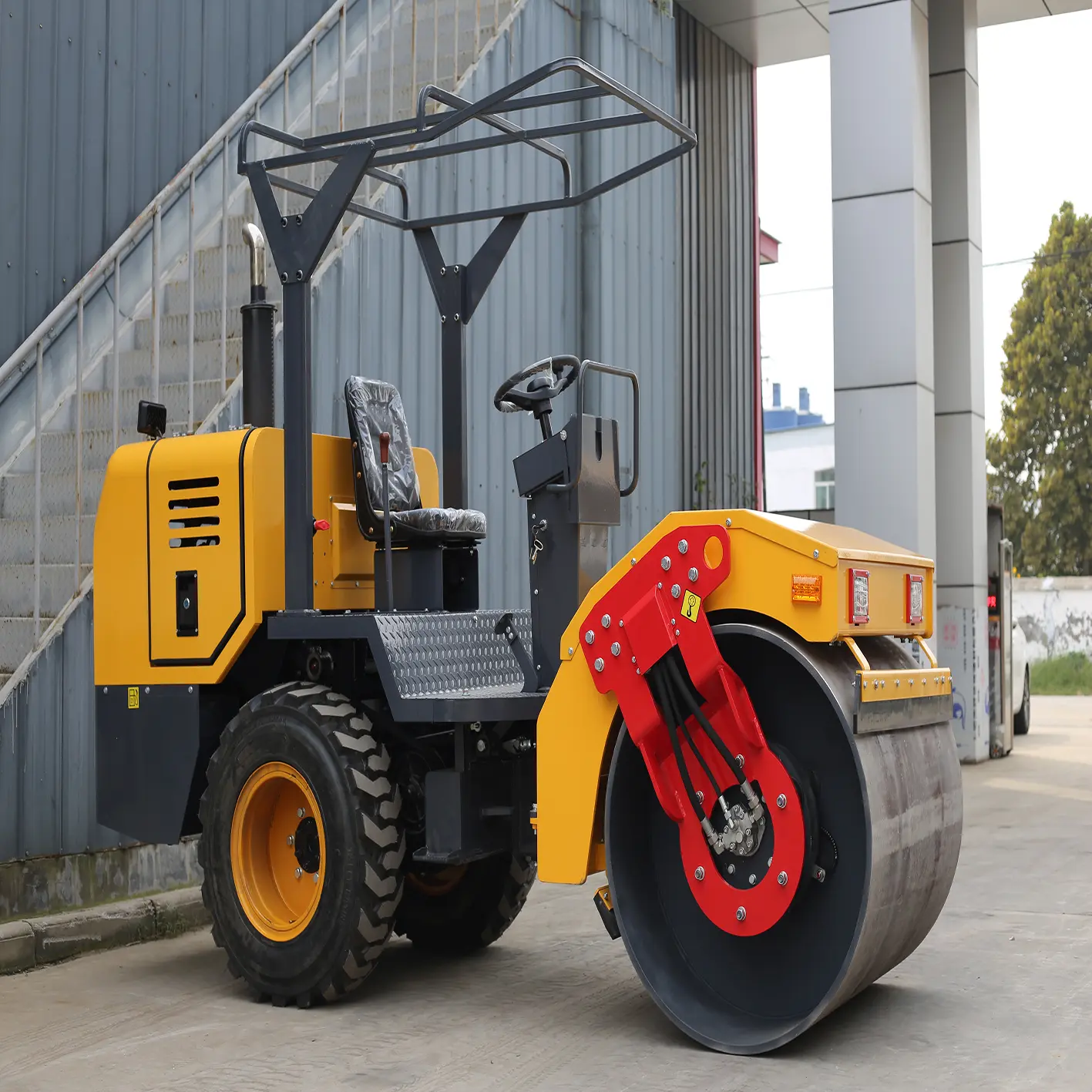 3.5 ton single steel wheel roller SN-3500 - Image 3
