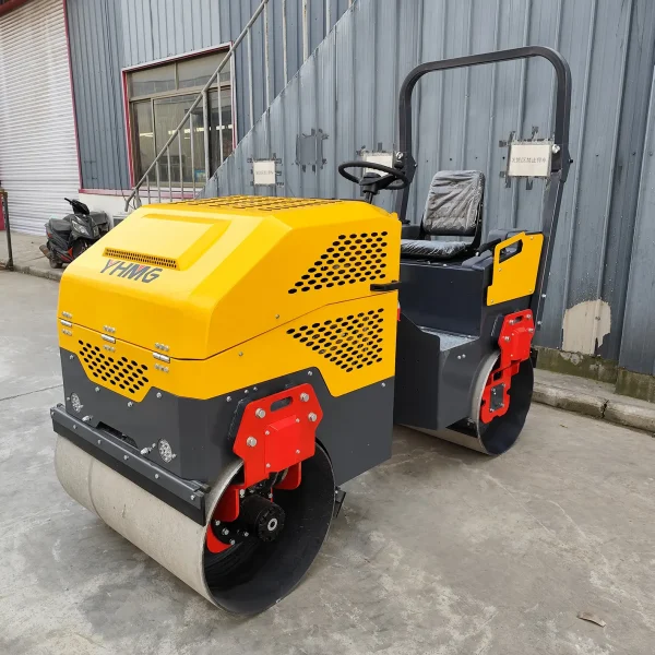2 ton fully hydraulic double steel wheel roller SN-1000 - Chinese ...